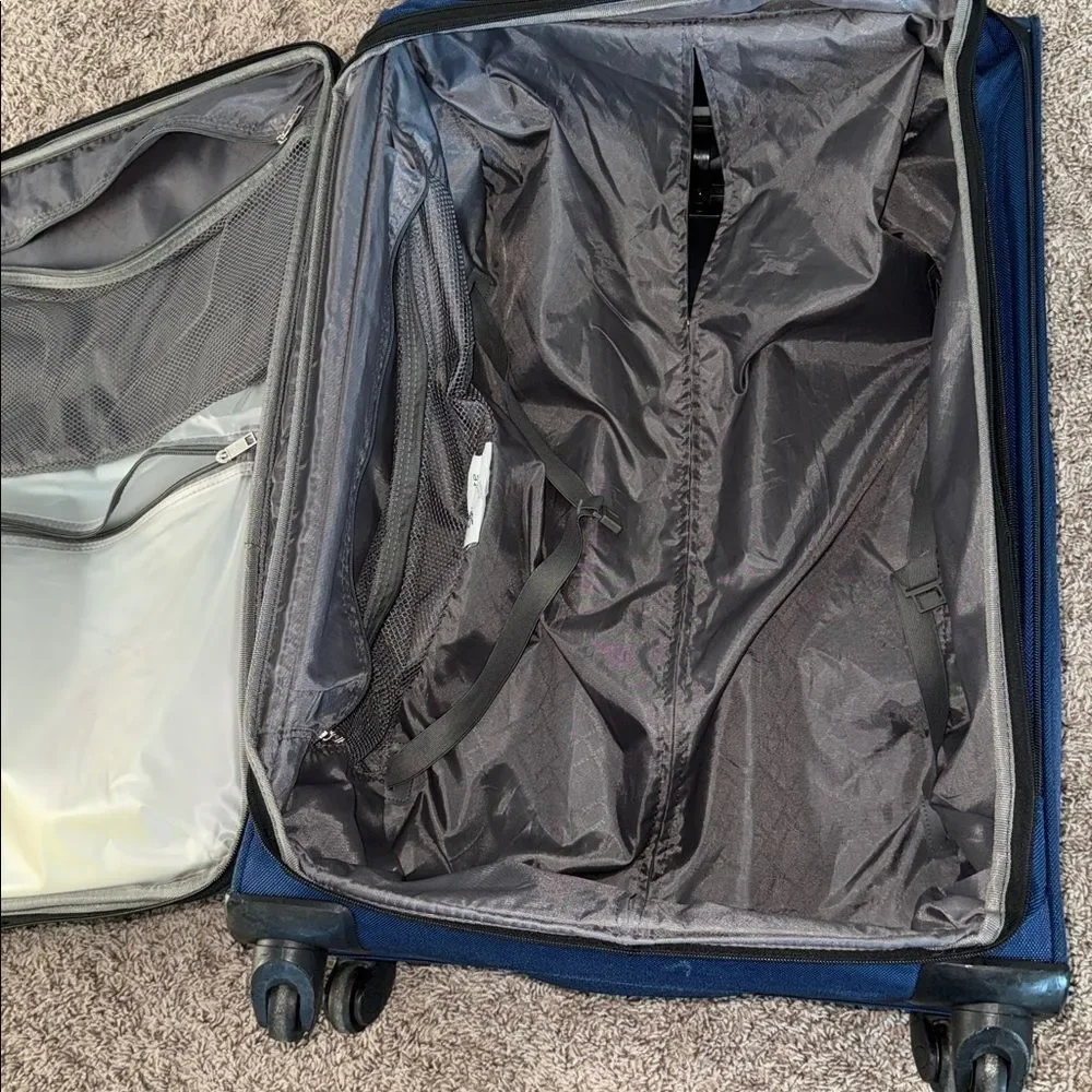 Samsonite Navy Blue Softshell Expandable Spinner Suitcase 20150410 4500254976